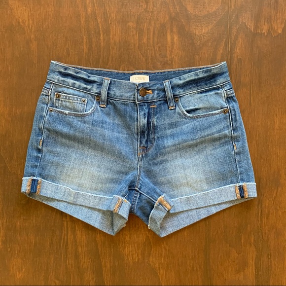 J. Crew Pants - J. Crew Factory Cuffed Jean Denim Shorts